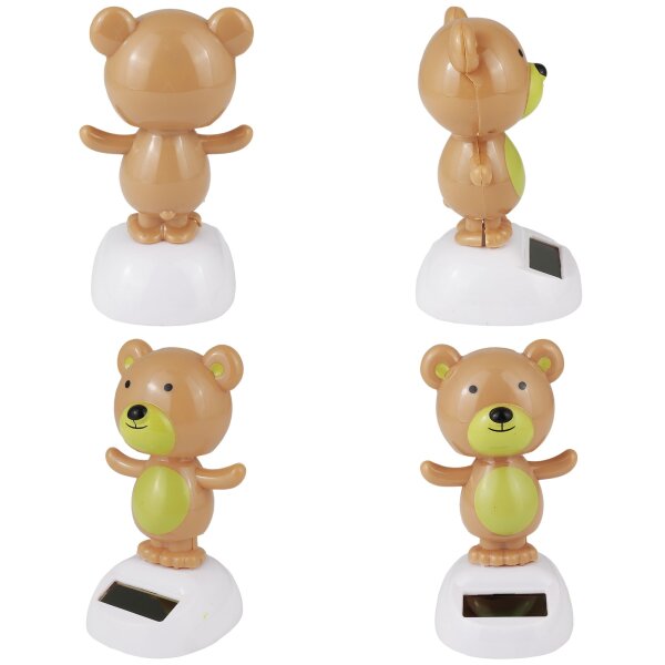 Armaturenbrett Wackelfigur Bär Teddy Bärchen Solarfigur
