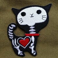Patch - Skeleton Cat