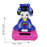 Wackelfigur Solar - Geisha sitzend - pink
