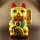 Lucky cat made of ceramic - Maneki Neko - Waving cat - 26 cm - gold