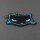 Patch - Black and blue Cat - Cat with safety pin