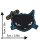 Patch - Black and blue Cat - Cat with safety pin