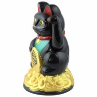 Glückskatze - Maneki-neko - Winkekatze - 11 cm -...