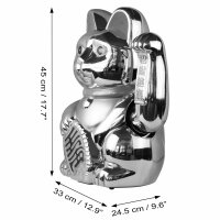 Lucky cat - Maneki Neko - Waving cat - 45 cm - gold