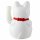 Lucky cat - Maneki Neko - Waving cat - 18 cm - white