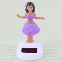 Solar Wobble Figure - Hula Girl - purple