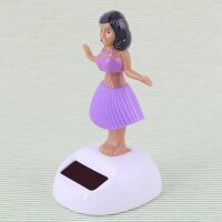 Solar Wobble Figure - Hula Girl - purple