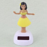 Wackelfigur Solar - Hula Girl - gelb