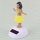 Solar Wobble Figure - Hula Girl - yellow